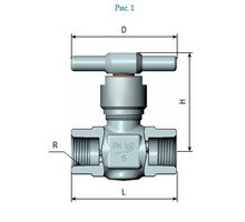 Steel shut-off needle valves RTKI10, RTKIR10 #3