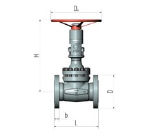 Coupling wedge gate valve 31s15nzh