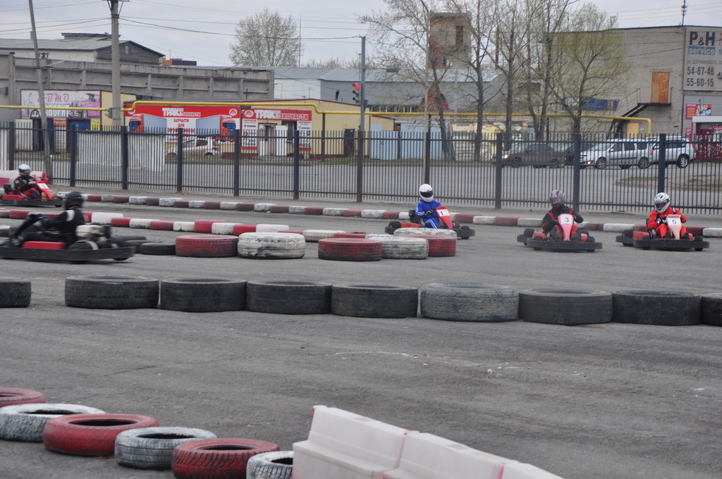 Third in karting