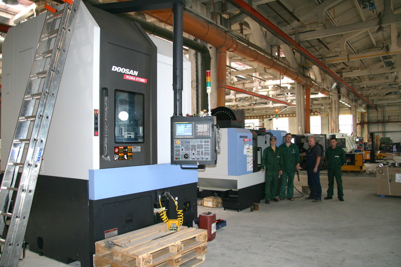 The stage of training of our employees and setting up of DOOSAN and Biglia machines is coming to an end