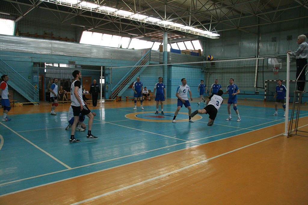 Sports contest. Volleyball. Day one.