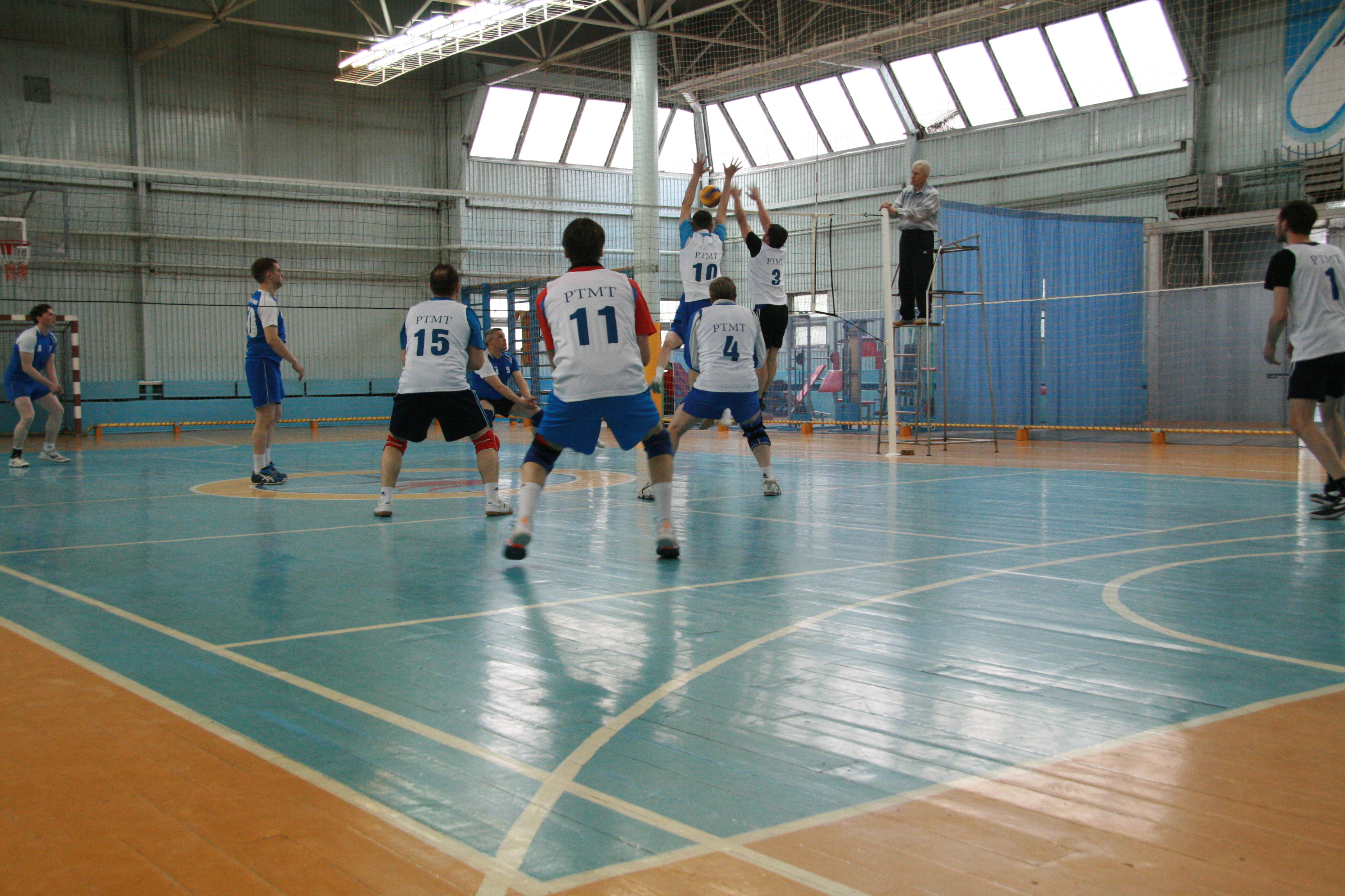 Sports contest. Volleyball. Day one.