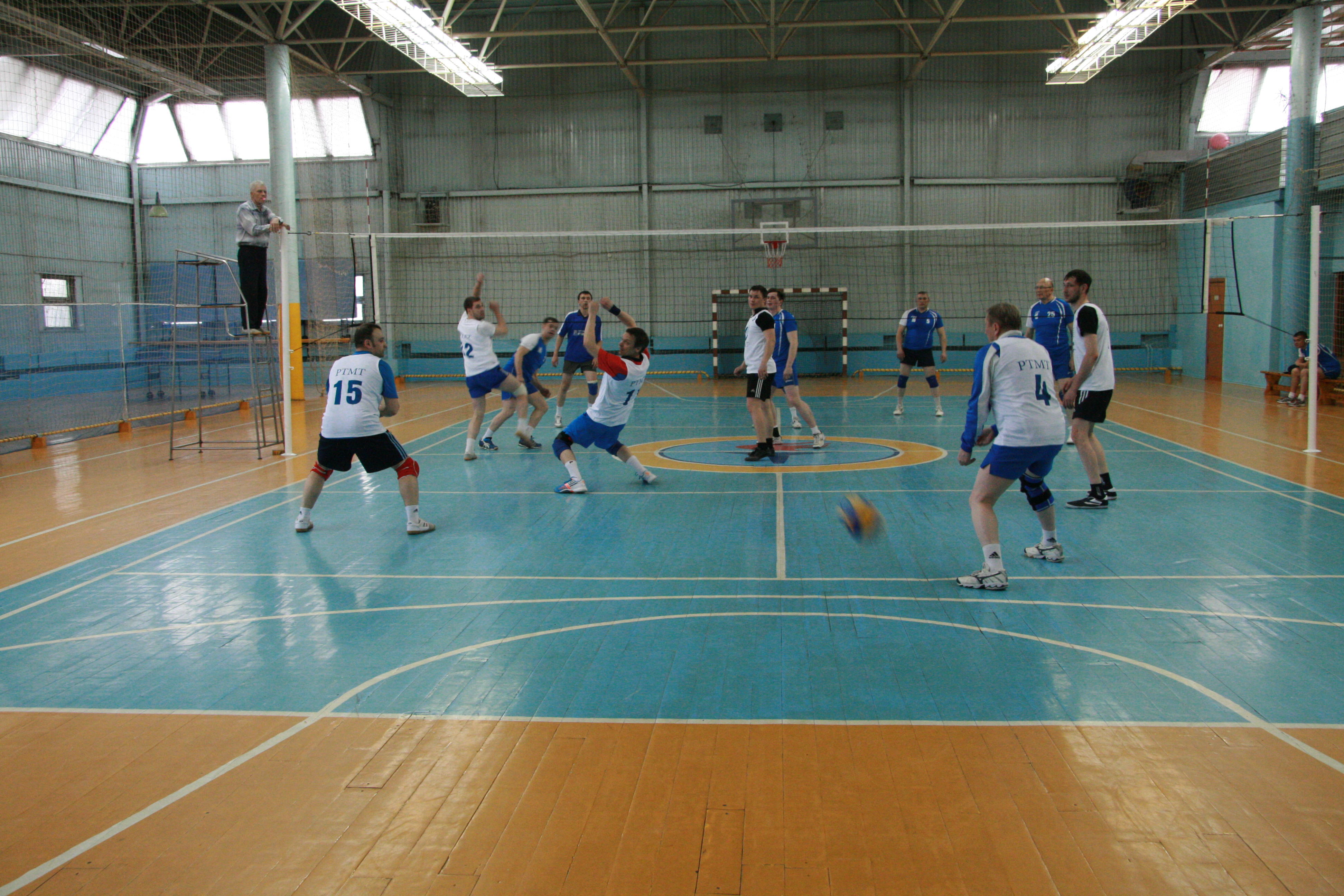 Sports contest. Volleyball. Day one.