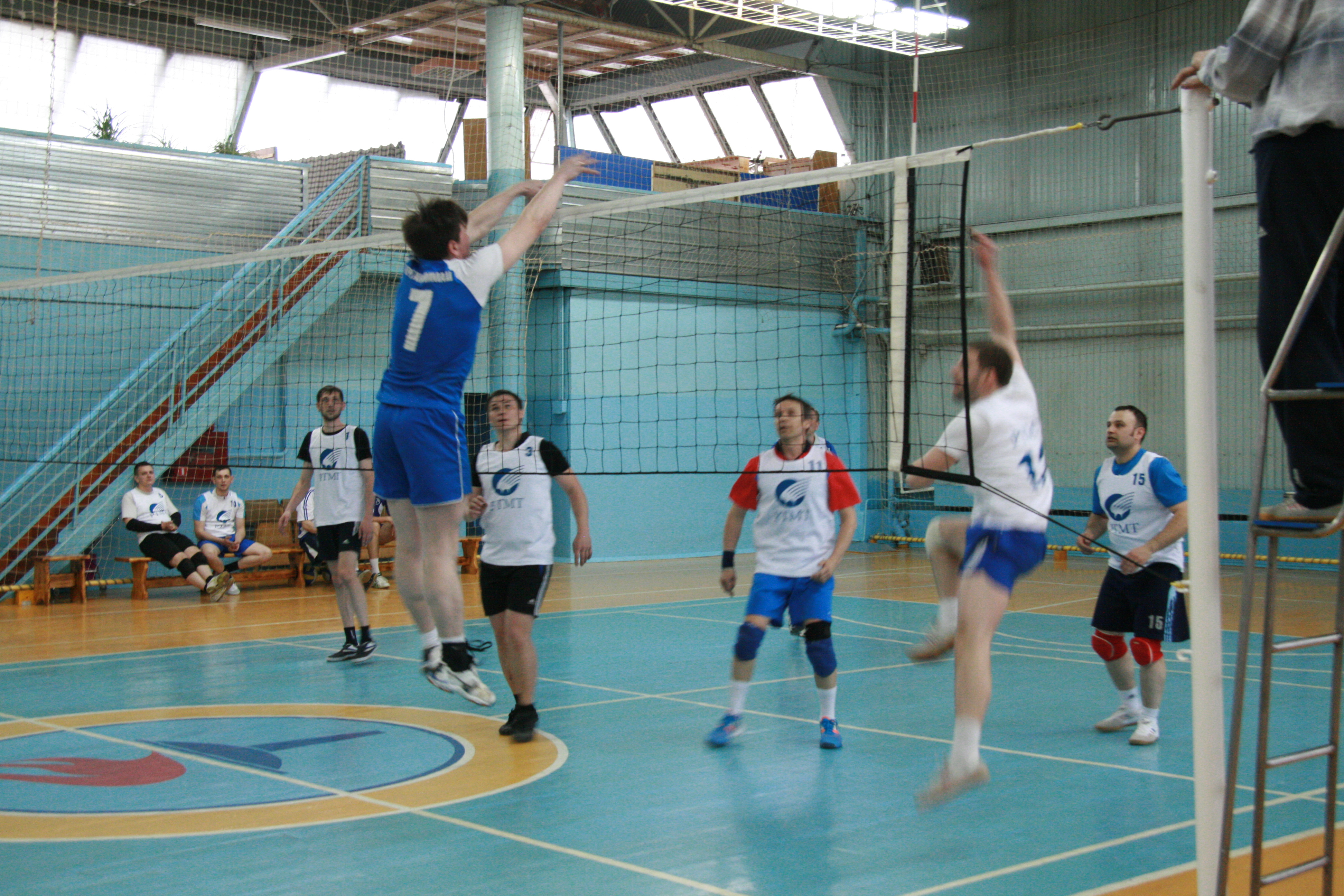 Sports contest. Volleyball. Day one.