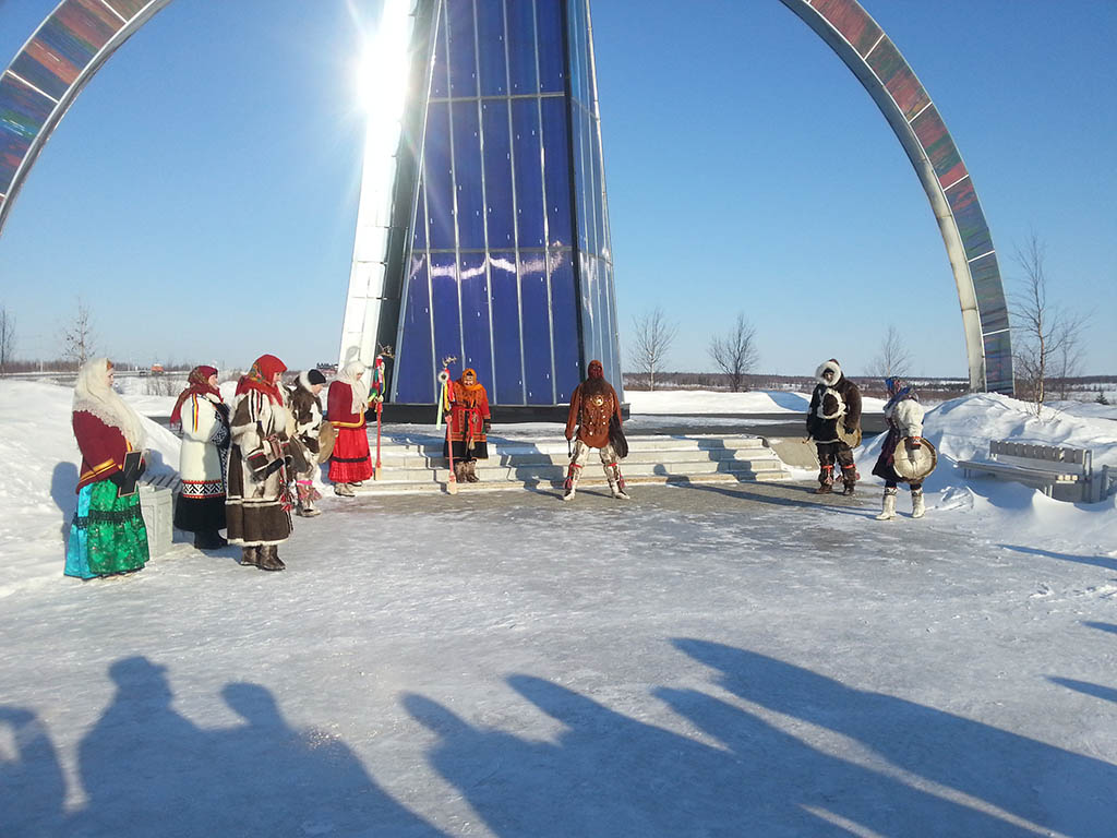 The delegation of the Kurgan region in Salekhard